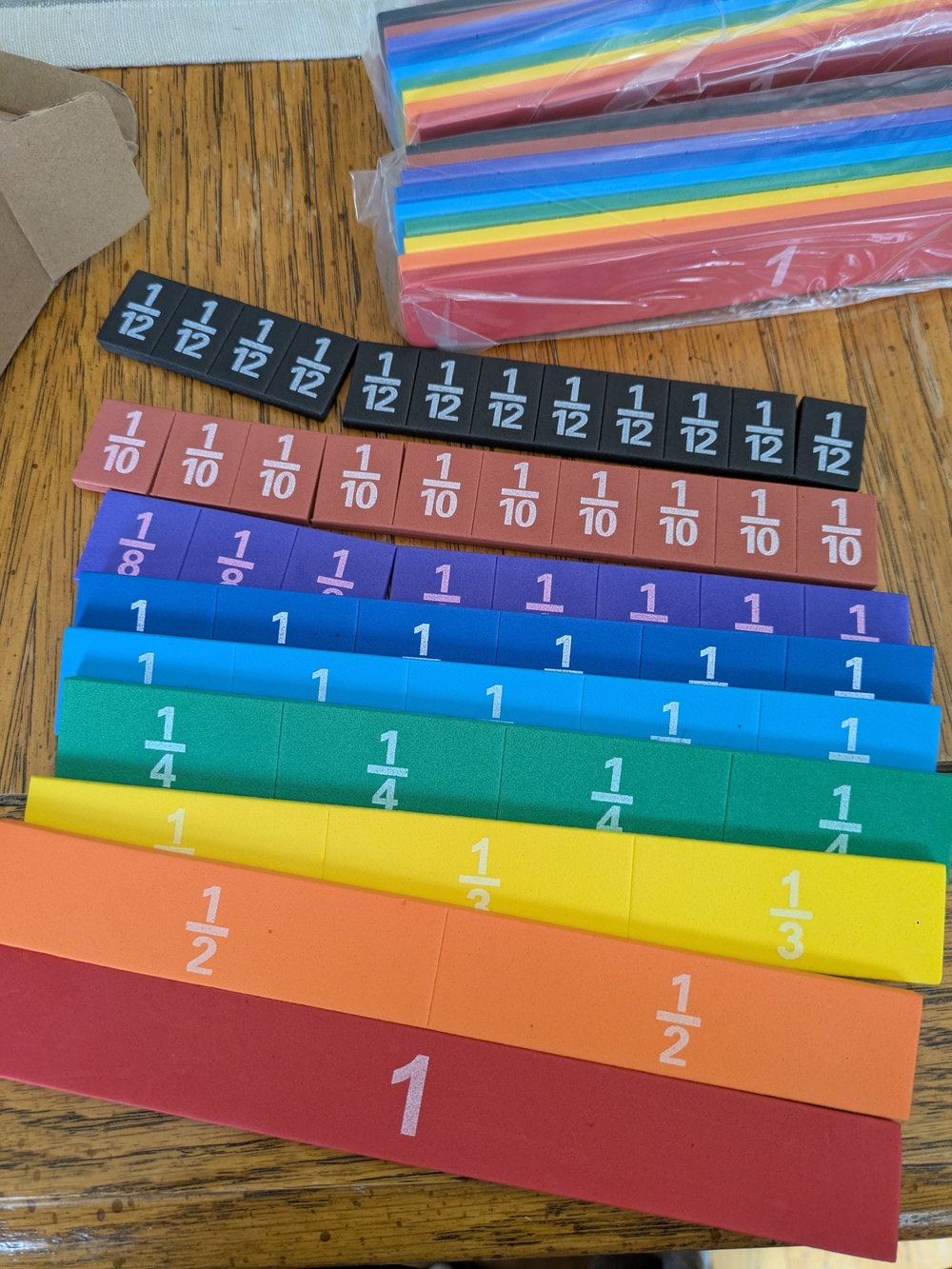 Educational Learning Tool Toy For Fractions